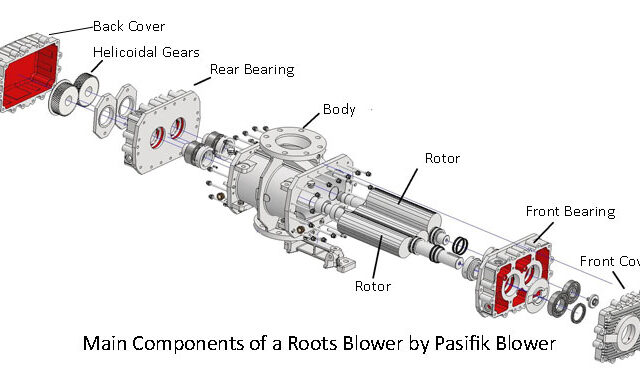 Components of Roots Blowers